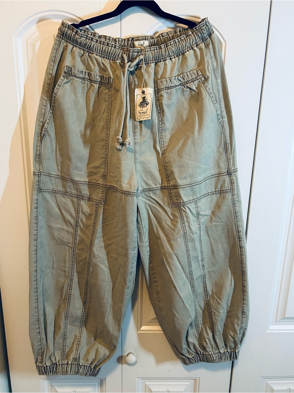 EASEL Casual Cargo Jogger Pants - - Picture 3 of 5